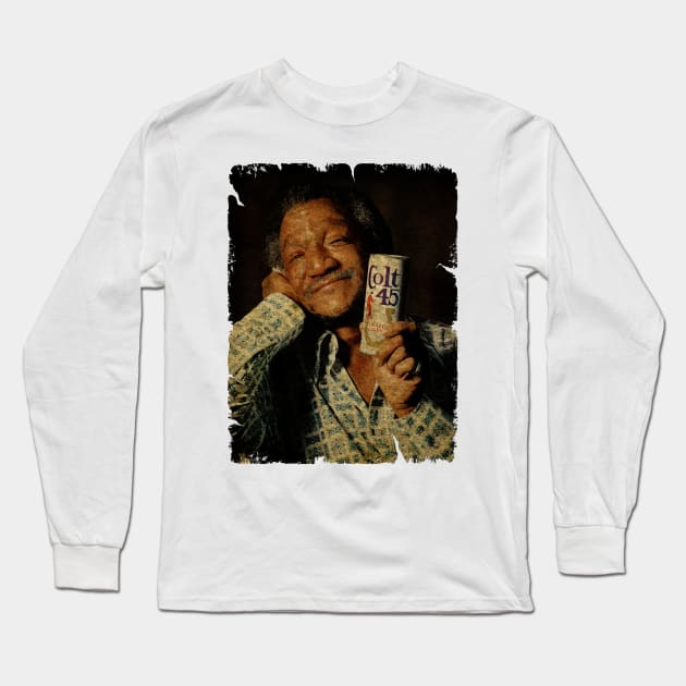 Redd Foxx Beer Long Sleeve T-Shirt by makalahpening